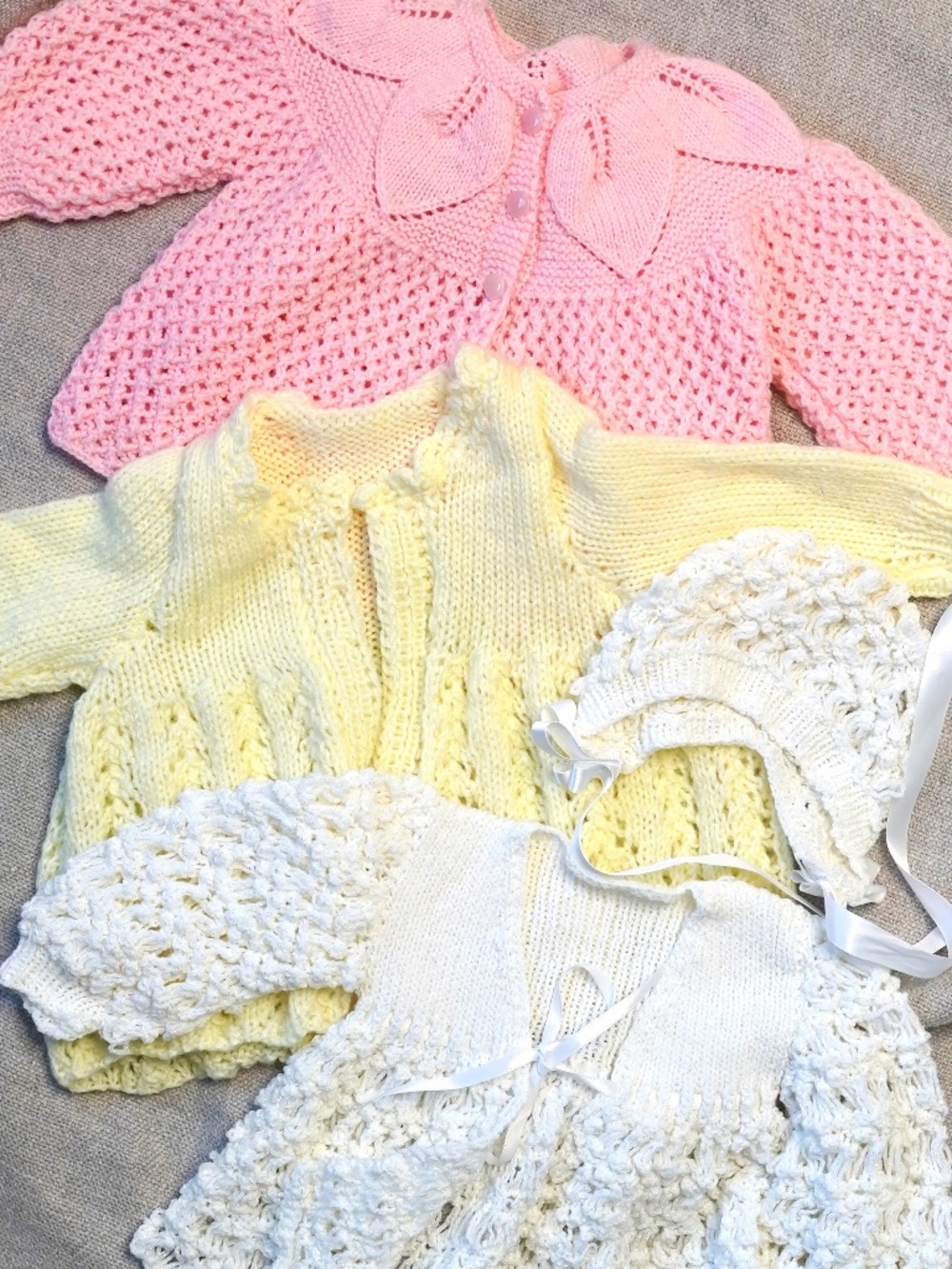 Hand Crocheted Baby Clothes